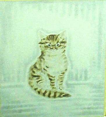 Lot 82 - Tsuguharu Foujita CHAT BRUN (BUISSON 29.04)...