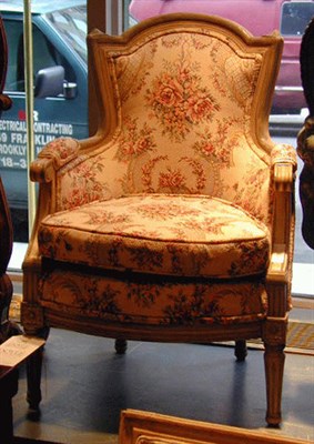 Lot 566 - Pair of Louis XVI Style Ivory Painted...