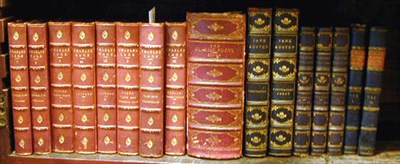 Lot 297 - [BINDING] LITERATURE 16 vols. 8vo, including...
