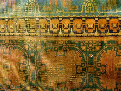 Lot 805 - Oushak Style Carpet Approximately 12 feet 8...