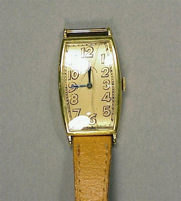 Lot 346 - Gentleman's Gold Wristwatch 18 kt. yellow gold,...