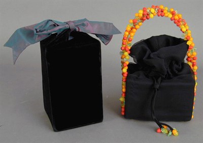 Lot 1122 - Two Black Box Novelty Handbags The first...