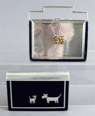 Lot 1082 - Two Metal Box Bags Austrian and French, 1930s...