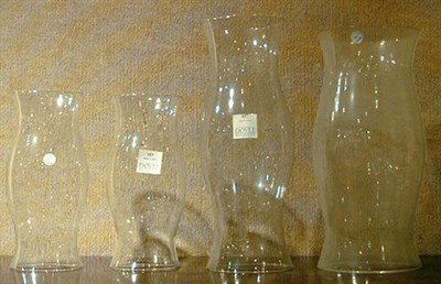 Lot 157 - Group of Four Glass Hurricane Shades