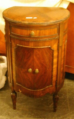 Lot 164 - Louis XVI Style Mahogany Demilune Side Table...
