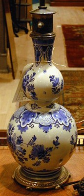 Lot 168 - Group of Four Pottery and Porcelain Lamps