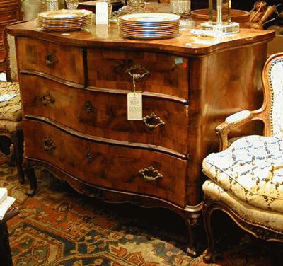 Lot 183 - Italian Rococo Style Fruitwood Chest