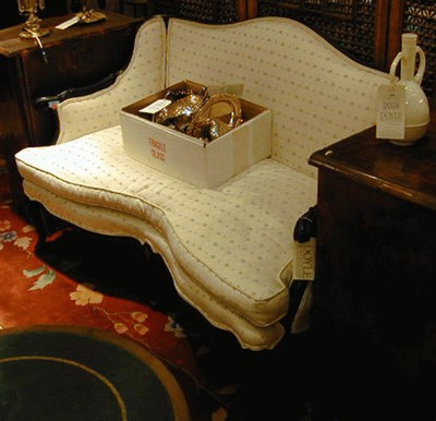 Lot 212 - Pair of Louis XV Style Ebonized Wood...