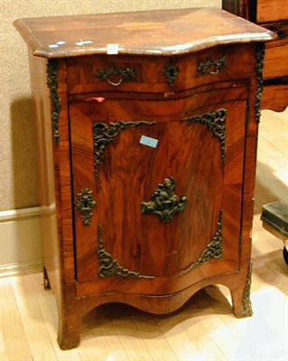 Lot 213 - Two Italian Rococo Style Mahogany Side Cabinets