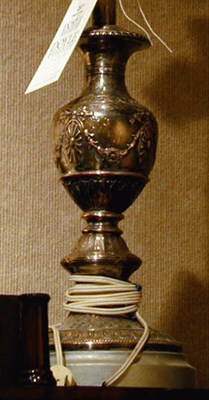 Lot 217 - Sheffield Silver Plated Lamp