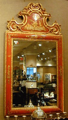 Lot 442 - Regency Style Chinoiserie-Decorated Mirror