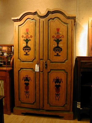 Lot 111 - Italian Provincial Style Painted Armoire