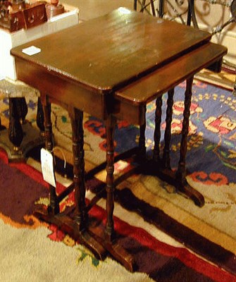 Lot 255 - Two Victorian Mahogany Nesting Tables
