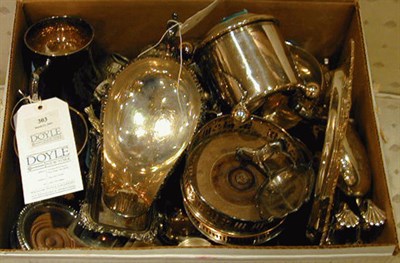 Lot 303 - Group of Silver Plated Articles Including wine...