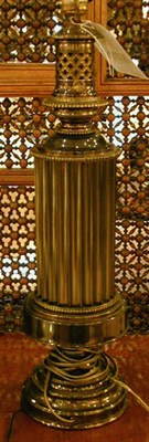 Lot 579 - Pair of Columnar Lamps
