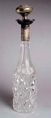 Lot 310 - Two Silver-Mounted Cut Glass Decanters