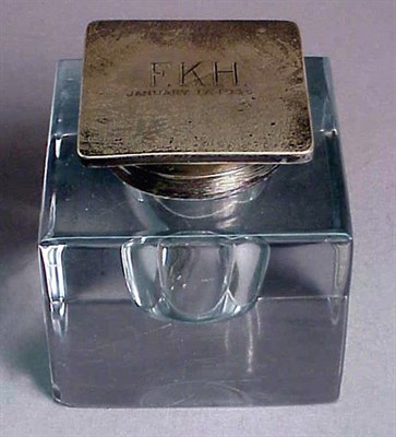 Lot 329 - Group of Seven Silver and Silver Plate Mounted...