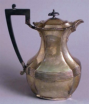 Lot 333 - Group of Five Sterling Silver Coffee Pots...