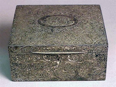Lot 334 - Group of Six Sterling Silver Fitted Boxes