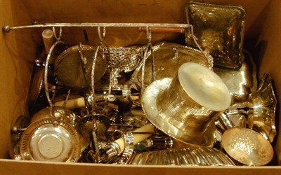 Lot 336 - Miscellaneous Group of Silver Plated Holloware...