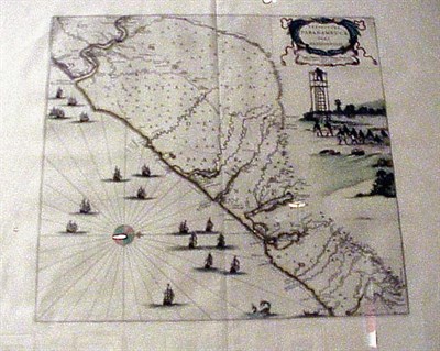 Lot 348 - [MAPS] Group of three engraved maps partly...