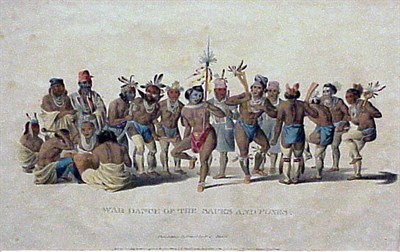 Lot 86 - McKenney & Hall WAR DANCE OF THE SAUKS AND...
