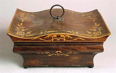 Lot 438 - Group of Three Regency Inlaid Mahogany Tea...