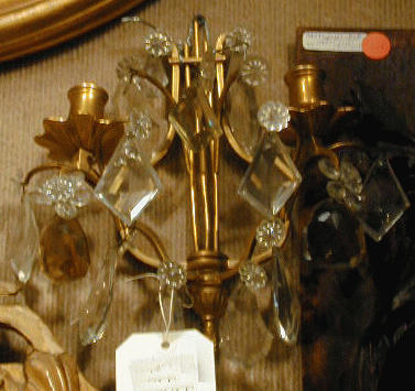 Lot 473 - Pair of Louis XVI Style Lyre-Form Gilt-Metal...