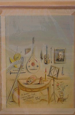 Lot 25 - Paul Degen Swiss/American, b. 1941 SKETCH FOR...
