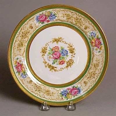 Lot 513 - Set of Twelve Limoges Porcelain Dessert Plates