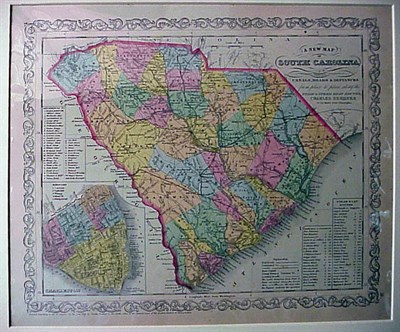 Lot 337 - [MAP] DESILVER, CHARLES A New Map of South...