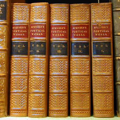 Lot 545 - [BINDING] SPENSER, EDMUND Poetical Works 5...