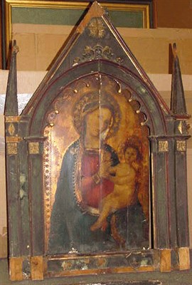 Lot 190 - Manner of Duccio di Buoninsegna MADONNA AND...