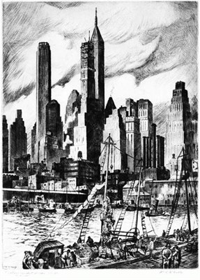 Lot 141 - William C. McNulty FULTON MARKET DOCKS...