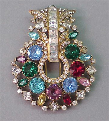 Lot 286 - Eisenberg Brooch The gilt sterling...