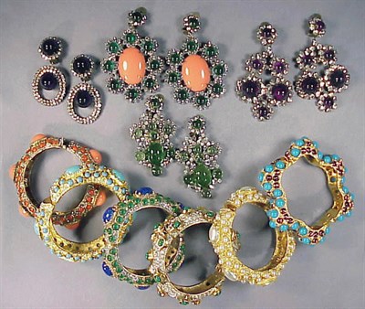 Lot 331 - Group of Kenneth Jay Lane Jewelry Comprising...