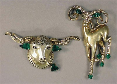 Lot 283 - Two Eisenberg Pins Comprising a sterling...