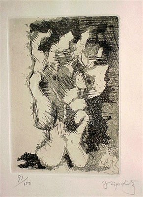 Lot 123 - Jacques Lipchitz [FIGURE]; [REARING HORSE] An...
