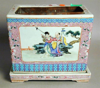 Lot 31 - Pair of Chinese Famille Rose Porcelain...