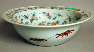 Lot 61 - Two Chinese Famille Rose Porcelain Basins 19th...