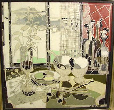 Lot 118 - Claude Venard French, b. 1913 STILL LIFE WITH...