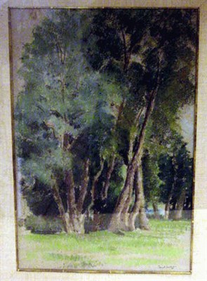 Lot 99 - Paul Maze French, 1887-1979 TREES IN A GLADE...