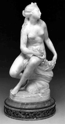 Lot 8 - French Marble Figure Late 18th century...