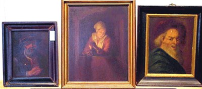 Lot 38 - M. Klocke, after Gerrit Dou AT HER WINDOW...