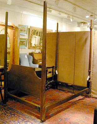 Lot 618 - Georgian Style Mahogany Four-Poster Bed WDG...