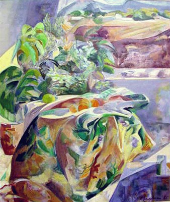 Lot 60 - P. Engelman WINTER'S LIGHT Signed and dated...