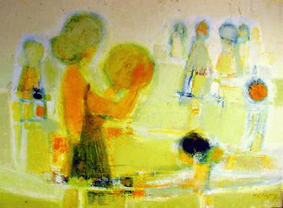 Lot 32 - Frederic Menguy French, b. 1927 PERSONNAGES...