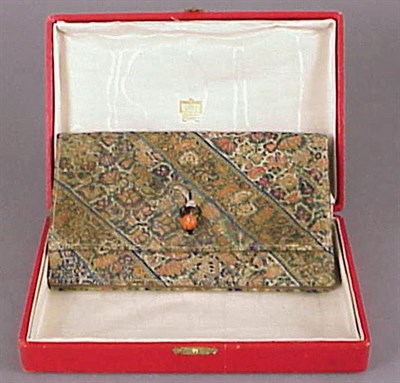 Lot 1066 - Cartier Tapestry Evening Clutch French, 1930...