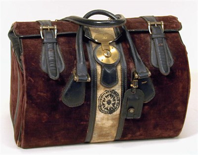 Lot 965 - Roberta di Camerino Velour Travel Bag 1970s...