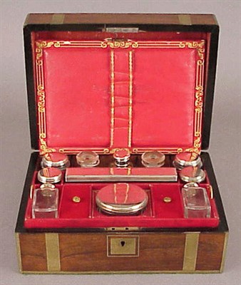 Lot 1027 - Lady's Wood Cosmetic Box Late 19th century...